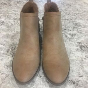 Guess brand tan booties